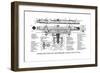 Cross-Section of the Berger 18 Inch Wye Level-null-Framed Art Print