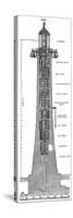 Cross-Section of the Eddystone Lighthouse, 1882-null-Stretched Canvas