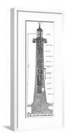 Cross-Section of the Eddystone Lighthouse, 1882-null-Framed Photographic Print