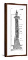 Cross-Section of the Eddystone Lighthouse, 1882-null-Framed Photographic Print