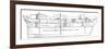Cross-Section of the Emigrant Ship 'Bourneuf', 1852-null-Framed Premium Giclee Print