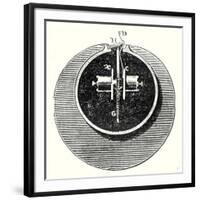 Cross Section of the Interior of the Atmospheric Tube-null-Framed Giclee Print