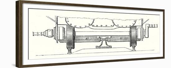 Cross Section of the Rails of the Mont Cenis Railway-null-Framed Giclee Print