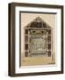 Cross Section of Theatre Stage, 1781-Claudio Linati-Framed Giclee Print