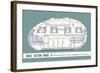 Cross Section of Travel Trailer-null-Framed Art Print