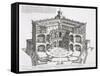 Cross-Section of Villa Caprarola, Bagnaia-Giovanni Battista Falda-Framed Stretched Canvas