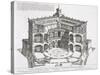 Cross-Section of Villa Caprarola, Bagnaia-Giovanni Battista Falda-Stretched Canvas