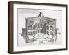 Cross-Section of Villa Caprarola, Bagnaia-Giovanni Battista Falda-Framed Giclee Print