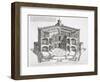 Cross-Section of Villa Caprarola, Bagnaia-Giovanni Battista Falda-Framed Giclee Print