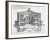 Cross-Section of Villa Caprarola, Bagnaia-Giovanni Battista Falda-Framed Giclee Print