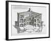 Cross-Section of Villa Caprarola, Bagnaia-Giovanni Battista Falda-Framed Giclee Print