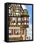 Cross Timbered Houses, Rothenburg Ob Der Tauber, Germany-Miva Stock-Framed Stretched Canvas