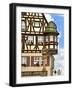 Cross Timbered Houses, Rothenburg Ob Der Tauber, Germany-Miva Stock-Framed Photographic Print