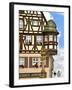 Cross Timbered Houses, Rothenburg Ob Der Tauber, Germany-Miva Stock-Framed Photographic Print