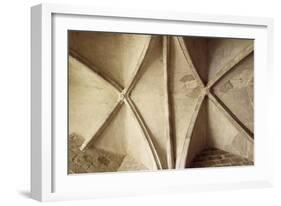 Cross Vaults, Detail from Chateau De Dinan-null-Framed Giclee Print