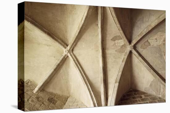 Cross Vaults, Detail from Chateau De Dinan-null-Stretched Canvas