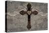 Cross with Wings-Brandon Glover-Stretched Canvas