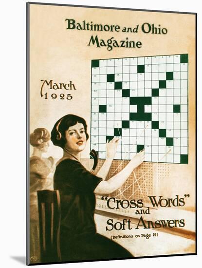 Cross Words and Soft Answers-Charles H. Dickson-Mounted Giclee Print