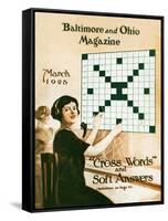 Cross Words and Soft Answers-Charles H. Dickson-Framed Stretched Canvas