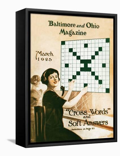 Cross Words and Soft Answers-Charles H. Dickson-Framed Stretched Canvas