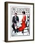 "Cross Words," Country Gentleman Cover, February 21, 1925-Harold Brett-Framed Giclee Print