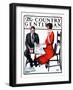 "Cross Words," Country Gentleman Cover, February 21, 1925-Harold Brett-Framed Giclee Print