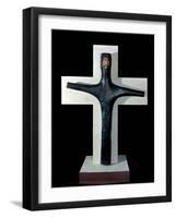 Cross-null-Framed Giclee Print