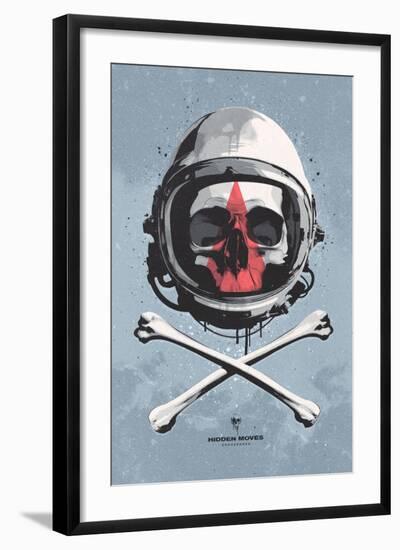 Crossbones-Hidden Moves-Framed Art Print