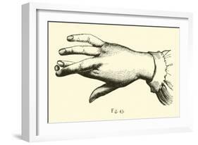 Crossed Fingers-Leveille-Framed Giclee Print