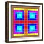 Crossed Squares, 2018-Peter McClure-Framed Giclee Print