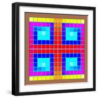 Crossed Squares, 2018-Peter McClure-Framed Giclee Print