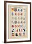 Crosses and Partition Lines-Hugh Clark-Framed Art Print