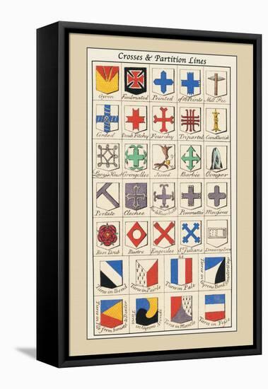 Crosses and Partition Lines-Hugh Clark-Framed Stretched Canvas