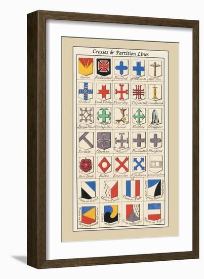 Crosses and Partition Lines-Hugh Clark-Framed Art Print