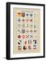 Crosses and Partition Lines-Hugh Clark-Framed Art Print