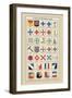 Crosses and Partition Lines-Hugh Clark-Framed Premium Giclee Print