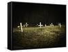 Crosses in a Cemetery-Michael Prince-Framed Stretched Canvas