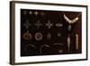 Crosses of Bronze and Tin and Bronze Pendants-null-Framed Giclee Print