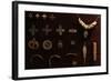 Crosses of Bronze and Tin and Bronze Pendants-null-Framed Giclee Print