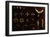 Crosses of Bronze and Tin and Bronze Pendants-null-Framed Giclee Print