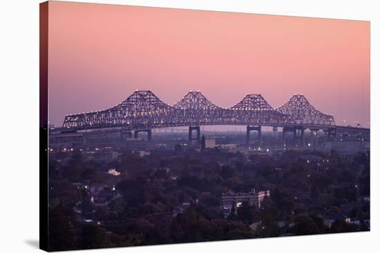 Crosses the Mississippi River-John Coletti-Stretched Canvas