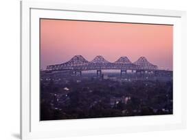 Crosses the Mississippi River-John Coletti-Framed Photographic Print