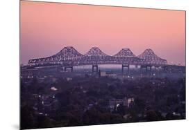 Crosses the Mississippi River-John Coletti-Mounted Photographic Print