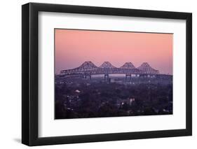 Crosses the Mississippi River-John Coletti-Framed Photographic Print