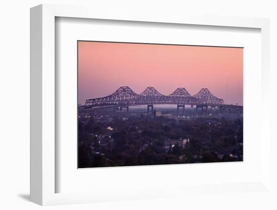 Crosses the Mississippi River-John Coletti-Framed Photographic Print