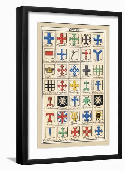 Crosses-Hugh Clark-Framed Art Print