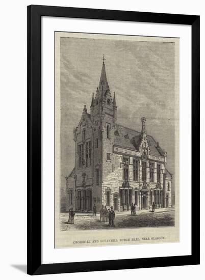 Crosshill and Govanhill Burgh Hall, Near Glasgow-Frank Watkins-Framed Premium Giclee Print