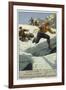 Crossing a Glacier-null-Framed Giclee Print