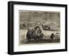 Crossing a River in India-Felix Regamey-Framed Giclee Print