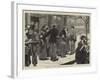 Crossing a Street under Fire, a Scene in Paris-Robert Walker Macbeth-Framed Giclee Print